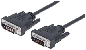 Monitor Cable DVI-d Dual Link Male To Male 3m