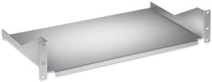 Fixed Shelf - 19in - 2u - 400mm Depth - Grey