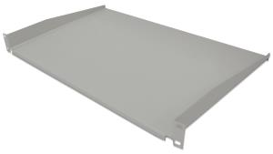 Cantilever Shelf 19in Grey 1u 2-point Front Mount 300mm