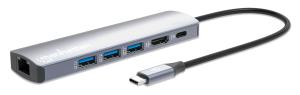 USB-C DOCK/HUB Ports (x6): Ethernet, HDMI, USB-A (x3)