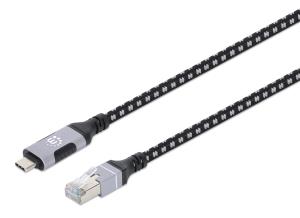 USB-C to Gigabit Ethernet Network Cable, 2m