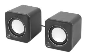 Stereo Computer Speakers - 2600 Series - USB - Black/Silver