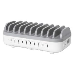 Charging Station 10 Port USB-C OUTPUT 10X 20W UK/EU/US Plugs
