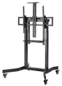 TV Cart/Stand - Motorized - 1 TV - Tilt - 55 to 100in - Black