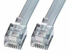 6 Way Rj-12 Cable, 2m