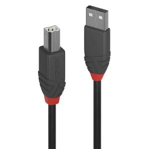 Cable - USB-a To USB-b Male - Black - 3m