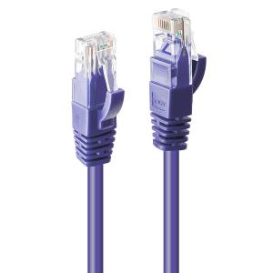Network Patch Cable - CAT6 - U/utp - Snagless - 30cm - Purple