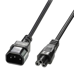 Extension Cable - Iec C14 To Iec C5 - 5m - Clover Leaf
