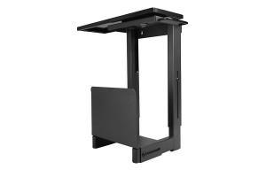 Premium Under Desk Pc Holder Sliding Version Black