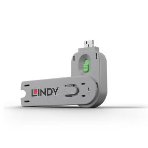 USB Type A Port Blocker Key Green
