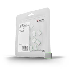 USB Type C Port Blockers Without Key -pack Of 10 Green