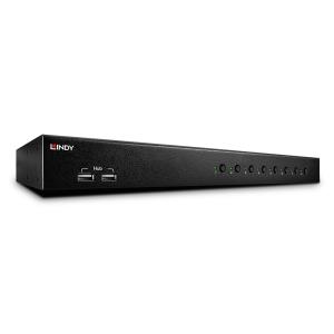 DVI-I Single Link 8 Port USB 2.0/audio KVM Switch Pro