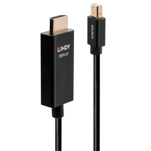 Cable - Active Mini DisplayPort - Hdmi - Black - 50cm With Hdr