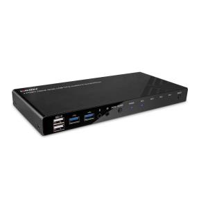 KVM Switch Hdmi 4k60 USB 3.0 Audio 4 Port