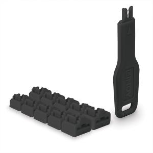 Rj-45 Port Blockers - Pack Of 10 Black