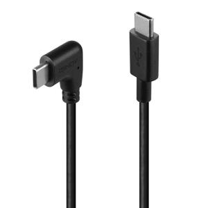 Cable - USB-c Male - USB-c  Male - 1m - 90 Degree Right Angle Black