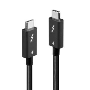 Cable Thunderbolt 4 - USB Type C Male With Emark To Male - 1m - Black