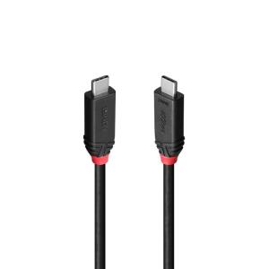 Cable  - USB Type C Male To Male - 1m - Black Line