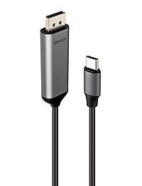 Adaptor Cable  - USB-c - DisplayPort  - 8k 60hz - 2m - Black