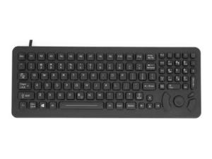 Rugged Keyboard - 102keys Backlit Cursor Control - Db9 - Desktop Or Vehicle-mount