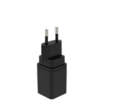 Qc3.0 Quick Charging Adaptor 1.2m Dual Type-c Cable Black For Scanpal Eda10a/52/56/57