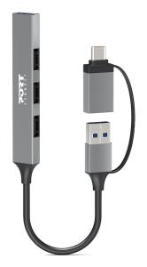 USB-C / USB-A HUB to 4 USB-A ports 480 Mbps SLIM