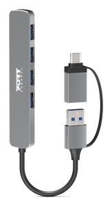 HUB USB-C / USB-A to 4 ports USB-A 3.0 5Gbps