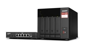 NAS TS-473A-SW5T 4 bay 2.2 GHz 4C/8T AMD 8GB DDR4 2x 2.5GbE