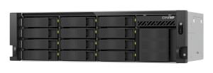 Short-depth, high-performance 10GbE ZFS NAS - TS-h1655XeU-RP-8G - Atom C5125 - 12x 3.5in SATA 6Gb/s 3Gb/s + 4x E1.S/M.2 PCIe Gen3 x2 slots