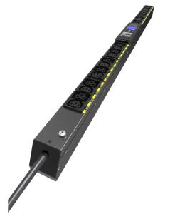 Metered Input G4 Rack PDU, 0U, 22.5U, IEC-60309 input, 3m cord, 1ph, 3.7kW, 16A, 200-240V, 24 outlets (12)C13, (12)C39