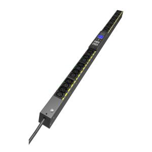Switched G4 Rack PDU, 0U, 22.5U, C20 input, 3m cord, 1ph, 3.7kW, 16A, 200-240V, 24 outlets (12)C13, (12)C39