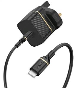 Wall Charger 20w 1x USB-c 20w USB-pd USB C-c Cable 1m Black Uk