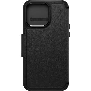 iPhone 15 Pro Max Case Strada Series Folio MagSafe - Shadow (Black)
