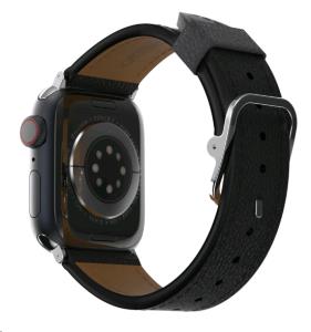Symmetry Apple Watch Band - 38/40/41mm - Cactus Leather Noir Ash Black