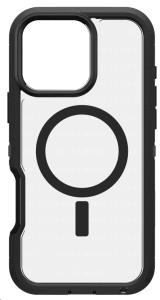 iPhone 16 Pro Max Case - Defender Series XT for MagSafe - Dark Side (Clear / Black)