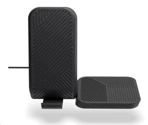 Zens Modular Bundle: Stand Main Station Wireless Charger + Single Extension Wireless Charger - Black