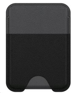 Wallet for iPhone with MagSafe - Symmetry Cactus Leather Wallet - Noir Ash (Black)