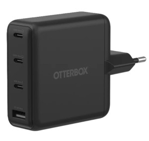 Standard EU Wall Charger - 140W GaN - 3x USB-C + USB-A USB-PD - black- EU