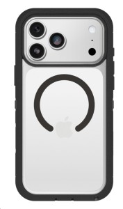 iPhone 18 Pro Max and iPhone 17 Pro Max Case - Defender Series Pro XT - Black/Clear