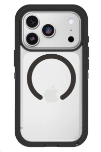 iPhone 18 Pro and iPhone 17 Pro Case - Defender Series Pro XT - Black/Clear