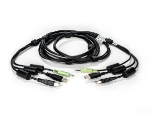 Cable Assy 2-USB/1-audio 10ft (sckm145)