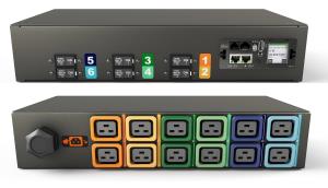 Vertiv Geist Rack PDU Monitored (Unit Level) EC 0U input IEC 60309 230/400V 3x32A RCM combi ou
