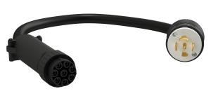 Vertiv Geist Rack PDU Facility Side Cable 230/400V 30A 16.6kW 3m power cord with NEMA L22-30P