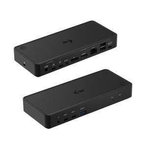 KVM Docking Station Thunderbolt - USB-c Dual Display -  Power Delivery 65w With Universal Charger 100w Uk