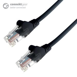 20M CAT6 UTP BLACK LS0H CABLE 24AWG STRANDED MOULDED