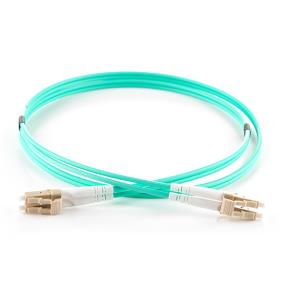 1M DUPLEX FIBRE OPTIC MULTI-MODE CABLE OM3 50/125 MICR