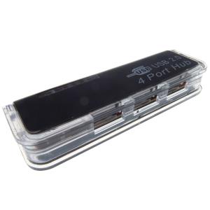 4 PORT HUB USB 2 - BUS POWERED - BLACK