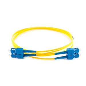 Duplex Fibre Optic Patch Cable - Sc To Sc 3m 9/125 Yellow