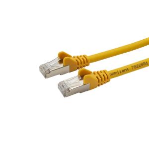 Stranded Snagless Network Cable 0.5m Rj45 CAT6a Sstp Yellow