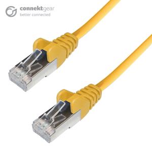 1M RJ45 CAT6A SSTP STRANDED FLS MOULDED LS0H NETW CBL YELLOY
